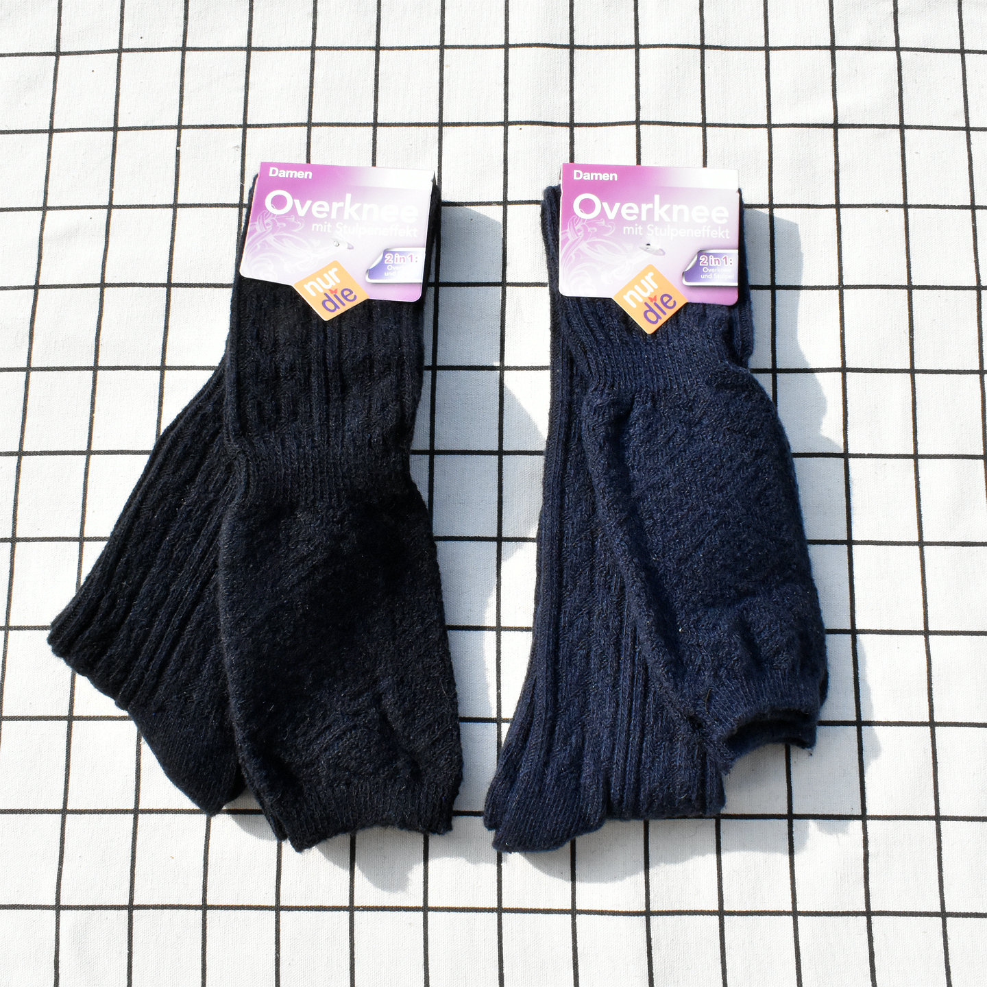 羊毛麻花纹长筒袜冬季保暖靴袜