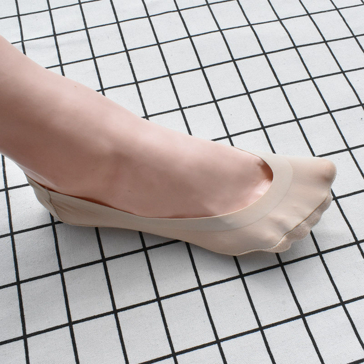 日单夏季船袜浅口袜隐形袜硅胶防掉跟硅胶冰丝莫代尔棉底高跟鞋袜,女士内衣/男士内衣/家居服,船袜,淘宝优惠券,粉丝福利购,淘宝优惠卷