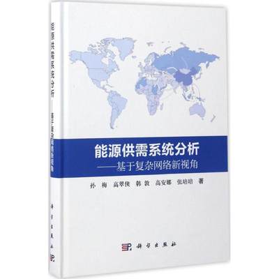 正版能源供需系统分析基于复杂网络新视角孙梅高翠侠韩敦高安娜张培培著