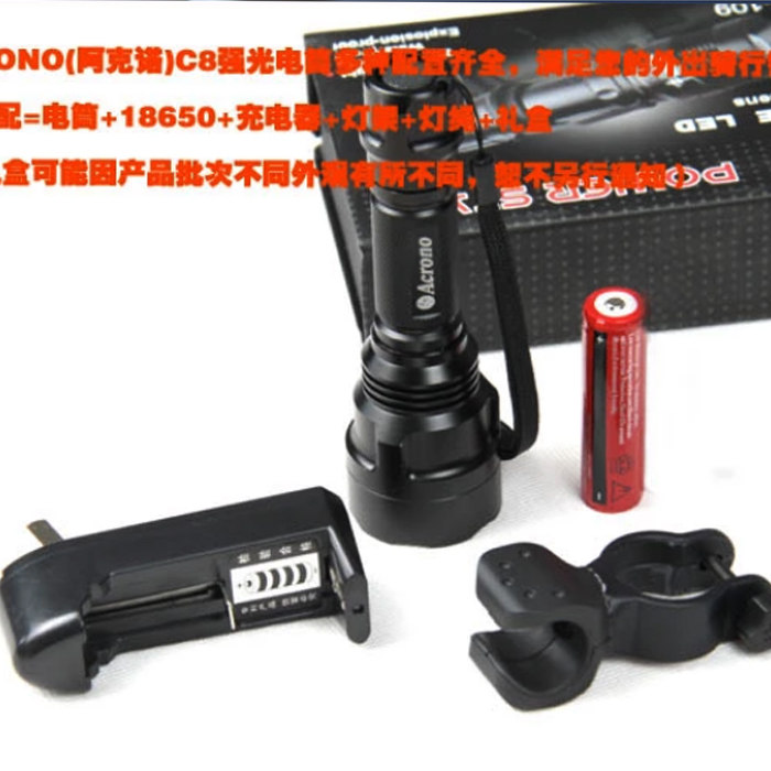 Lumière vélo ACRONO - phare - Ref 2399407 Image 5