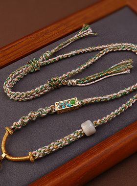 手编唐卡佛牌链绳万能扣