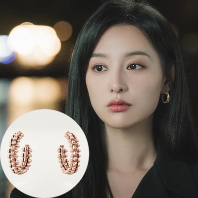 眼泪女王洪海仁金智媛同款耳环