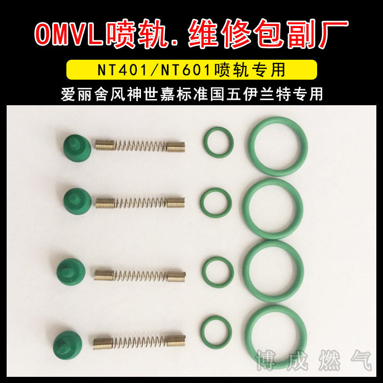 CNG汽车天然气原车喷轨弹簧NT401系统喷轨弹簧阀芯胶圈油改气配件