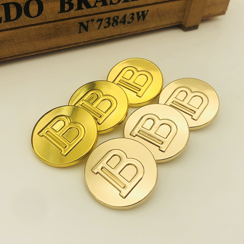 经典B家实心金属西装扣子大钮扣