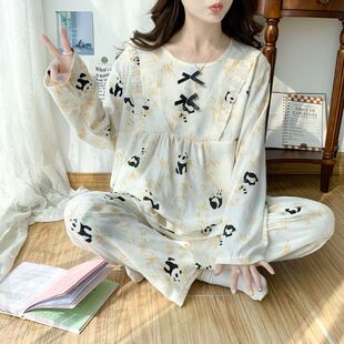 怀孕期 可调节薄款 2025新款 云朵棉睡衣月子服产后哺乳衣家居服套装