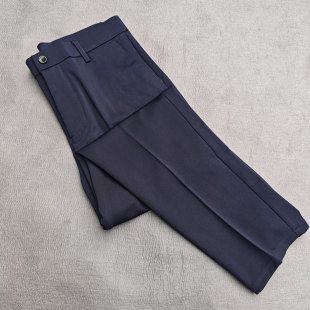 直筒裤 九分长裤 女通勤 黑色春夏薄款 GC224 垂坠西裤 职业 正装