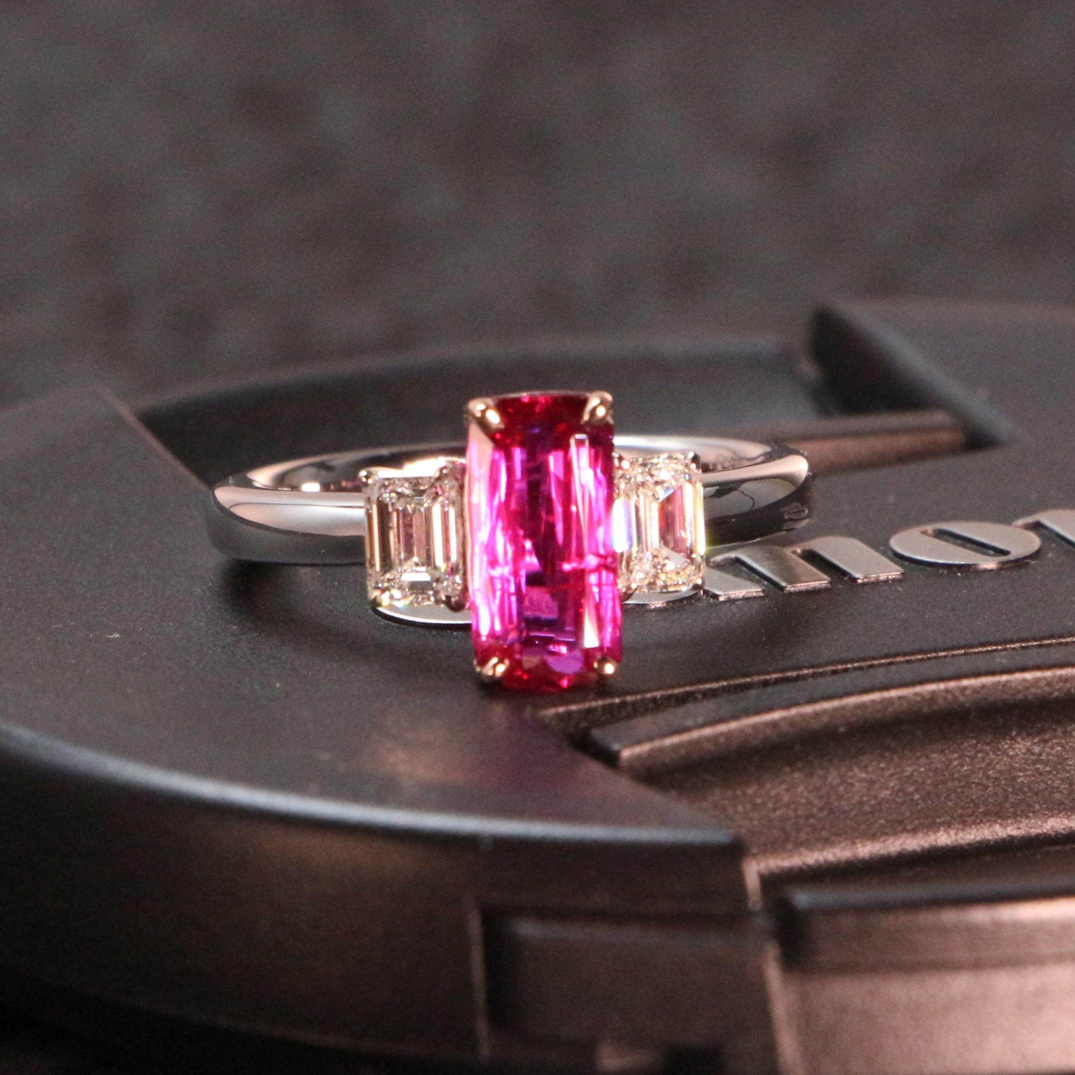 18K金钻石镶嵌2.10克拉天然无烧鸽血红宝石,珠宝/钻石/翡翠,裸石,淘宝优惠券,粉丝福利购,淘宝优惠卷