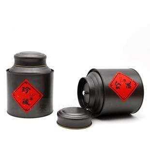 铁桶装茶创意陈皮罐金属罐高档岩茶一斤红茶礼盒装盒茶叶罐茶罐