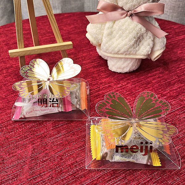 明治宝石主题的原创品牌&ldquo;彩宝巧克力&rdquo;婚礼喜糖2粒装礼盒成