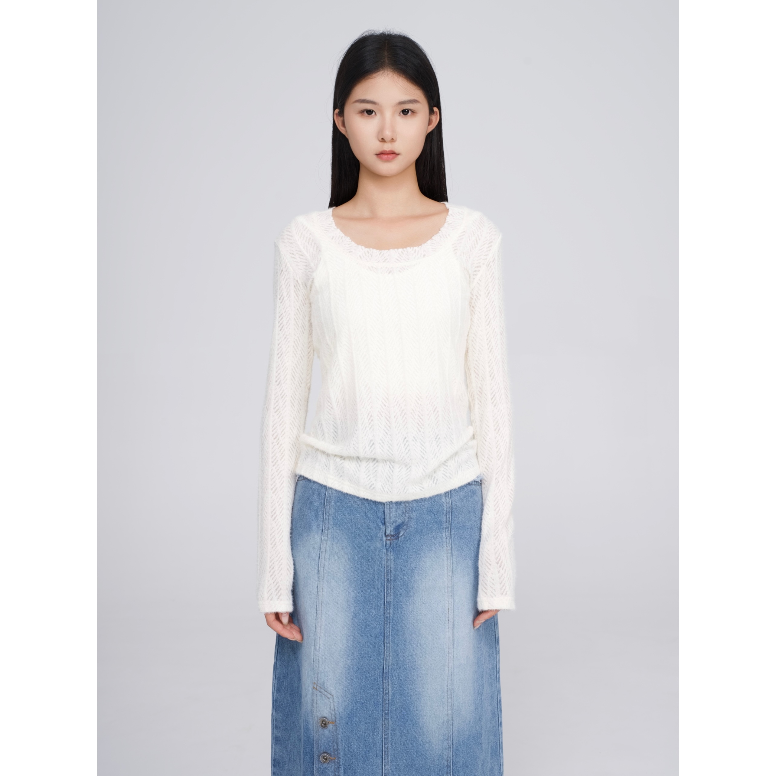 短款女士混棉毛衣AcneStudios