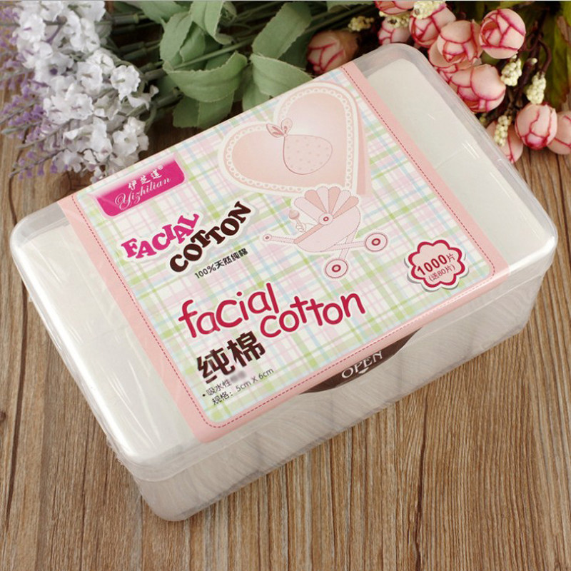 卸妆棉卸妆用脸部 盒装1000片女用超薄纯棉正品薄款单层湿敷卸妆,彩妆/香水/美妆工具,美妆蛋/扑/海绵,淘宝优惠券,粉丝福利购,淘宝优惠卷