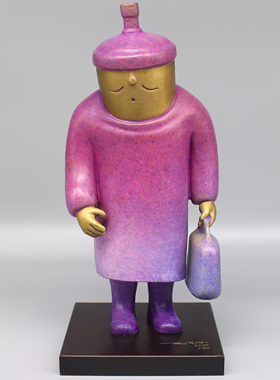 21造艺术|刘国义签名限量雕塑99版摆件礼物 太空天使-冰冰