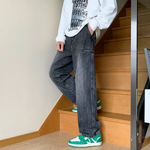 D219A/8144/P45 纽扣牛仔裤男潮港风图片