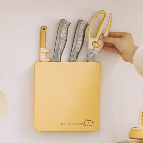 树可橘猫刀架壁挂式免打孔