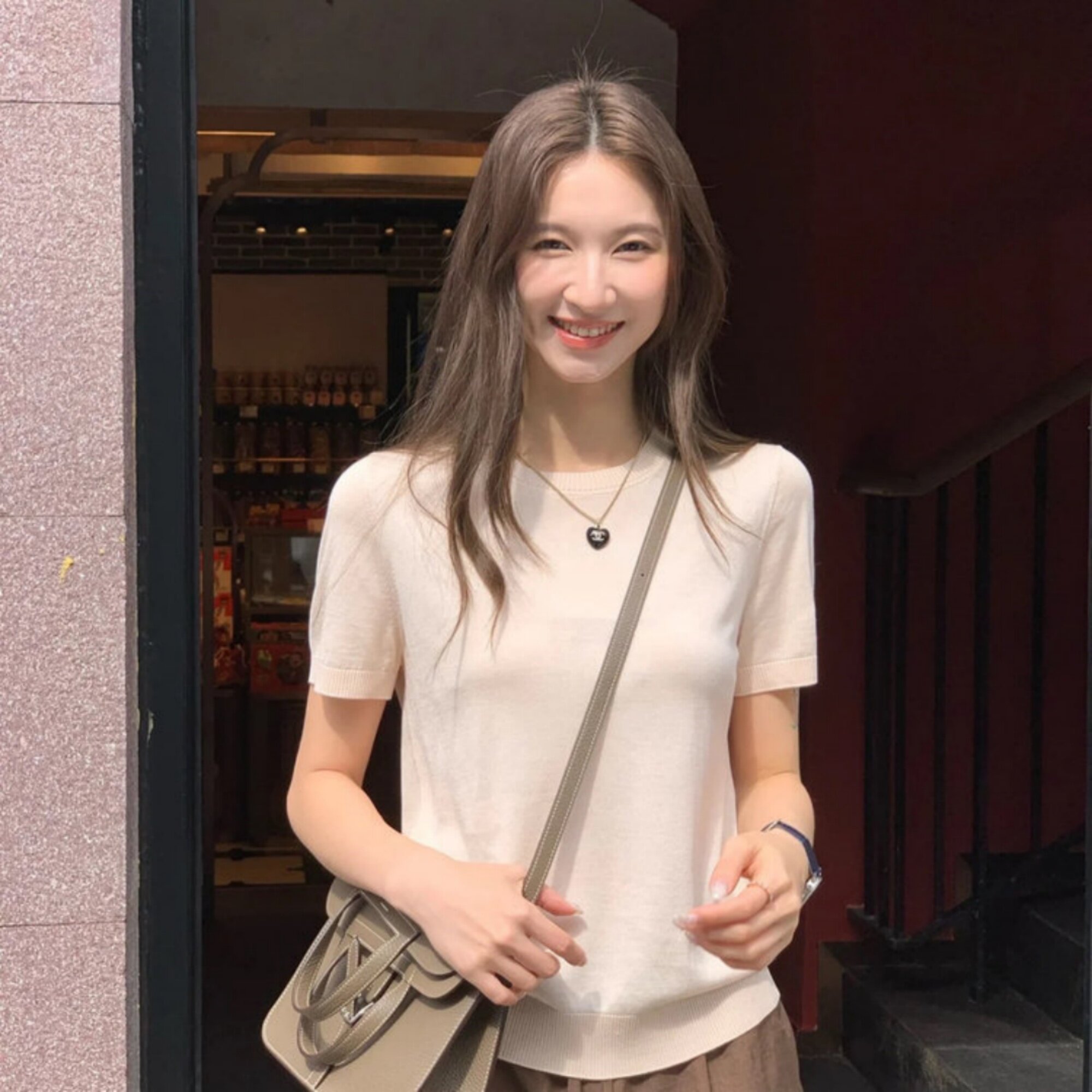 夏季天丝醋酸针织短袖T恤
