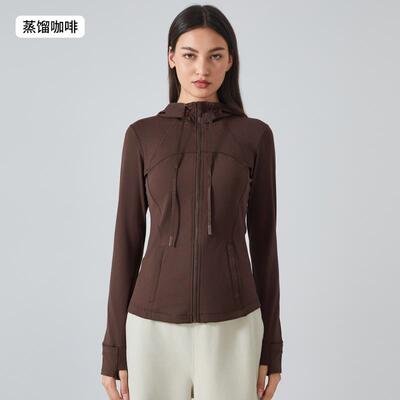 裸感骑行修身显瘦跑步连帽夹克