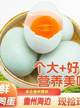 海南儋州新鲜海鸭蛋放养海鸭蛋