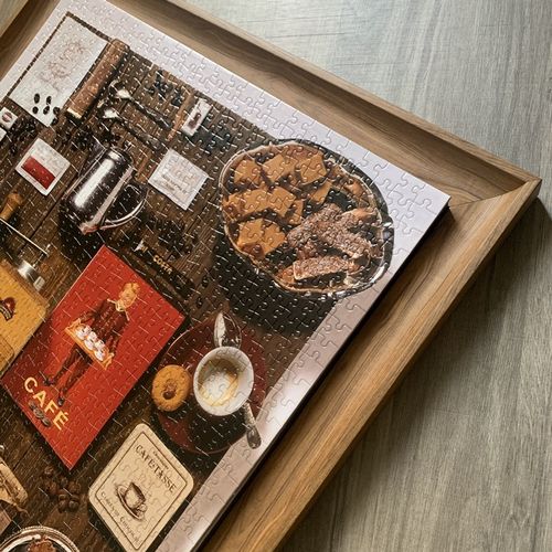 相框立体画框裱框实木1000片拼图