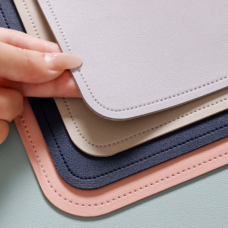 软木皮革桌布防水防油免洗学生书桌垫办公室电脑儿童学习桌写字台