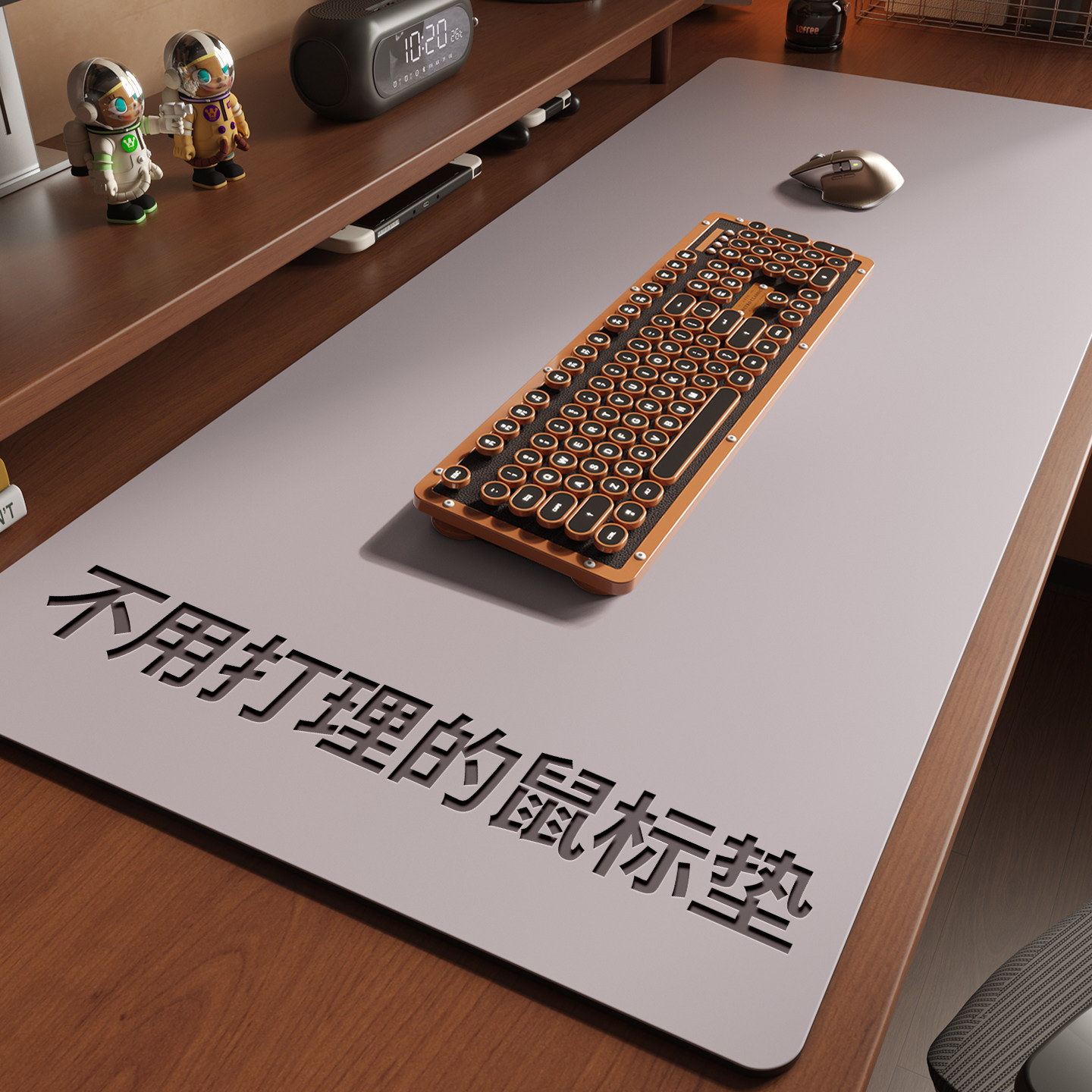 【双面防污】碳纤维鼠标垫超大号电脑桌垫书桌垫办公室桌面键盘垫,居家布艺,桌布,淘宝优惠券,粉丝福利购,淘宝优惠卷