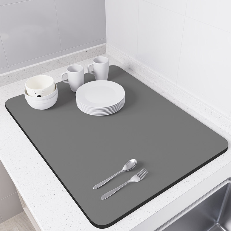 厨房沥水垫硅藻泥吸水垫台面厨具隔热垫吧台碗盘杯子免洗干燥垫子,居家布艺,家用脚垫,淘宝优惠券,粉丝福利购,淘宝优惠卷