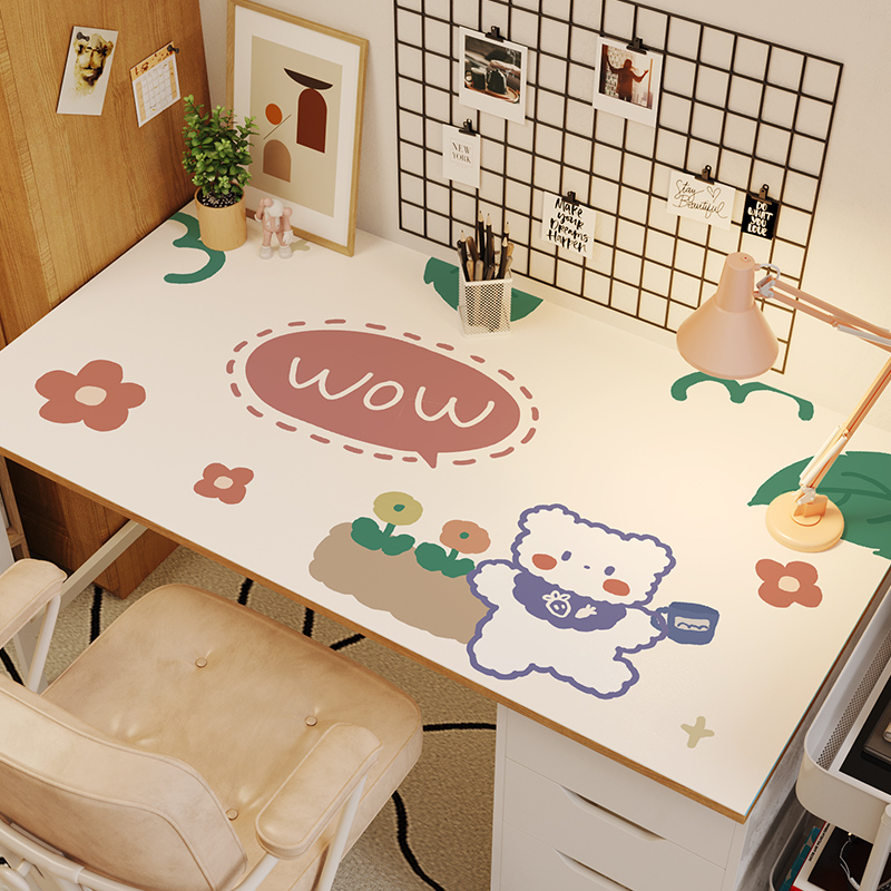 食品级TPU无味皮革桌垫环保护眼桌布防水免洗学生写字台书桌面垫