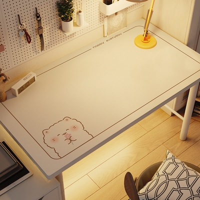 食品级tpu皮革学生书桌垫儿童学习桌专用写字台桌布防水可擦洗ins