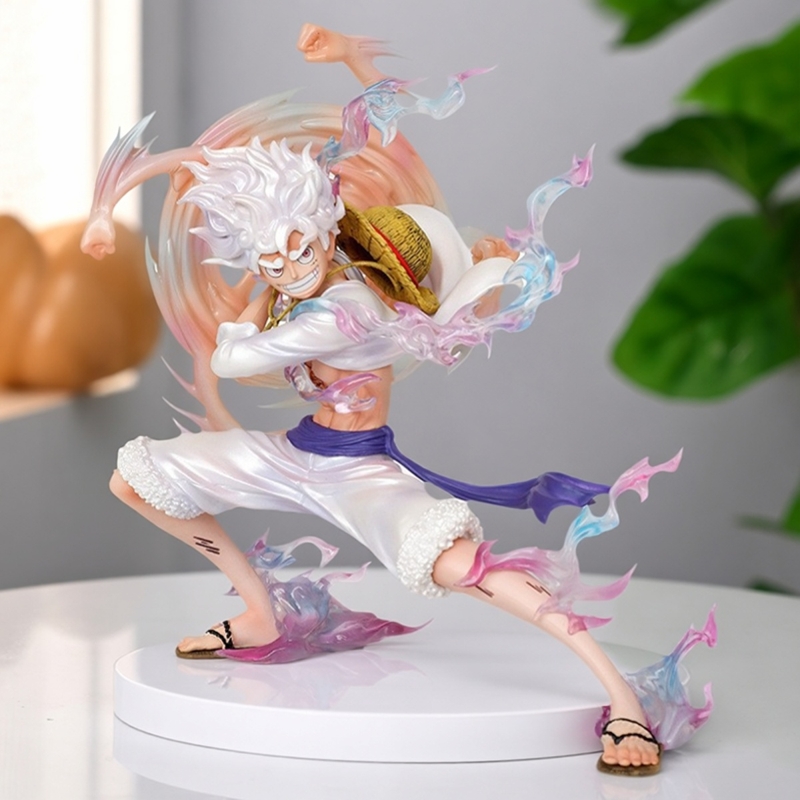 noc甩手抡拳尼卡路飞手办潮玩海贼王二次元动漫可转动手办模型