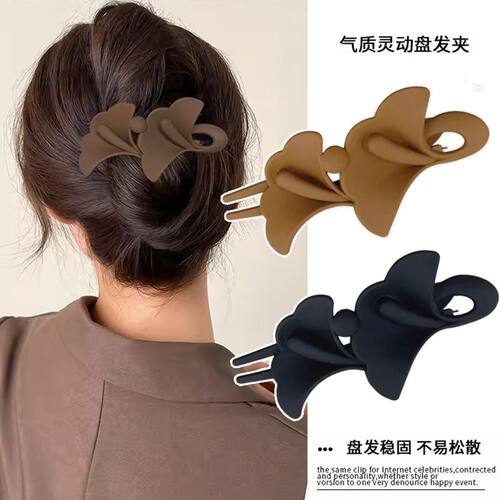 后脑勺盘发神器抓夹鸭嘴夹