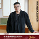 加肥加大宽松轻商务休闲西装 韦恩泽维尔大码 欧棉绒西服男秋季 8737