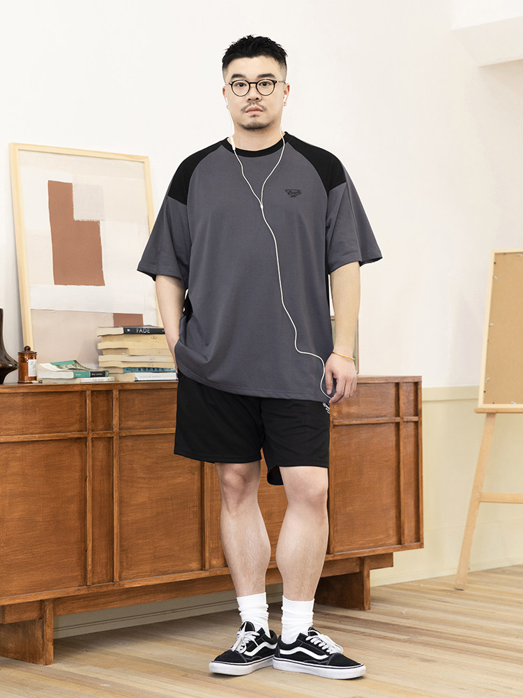 WAYNE XAVIER PLUS SIZE MENS FAT PLUS SUMMER CASUAL SWEATPANTS QUICK DRY BREATHABLE SPORT STRAIGHT SHORTS 8828