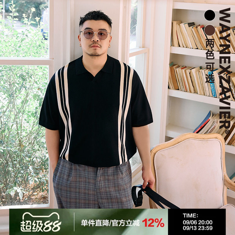 韦恩泽维尔男夏速干针织POLO衫图片