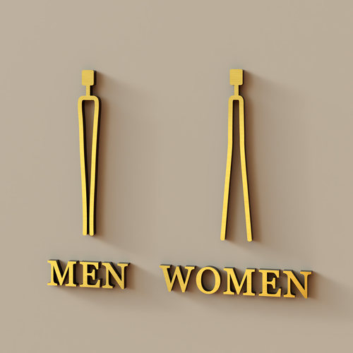 高档仿金属logo立体订制提示贴