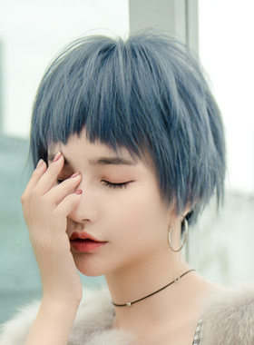 假发女短发网红cos抖音同款光头