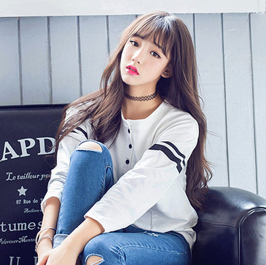 Perruque ANNA LUO . Les cheveux longs - Ref 2608787 Image 1