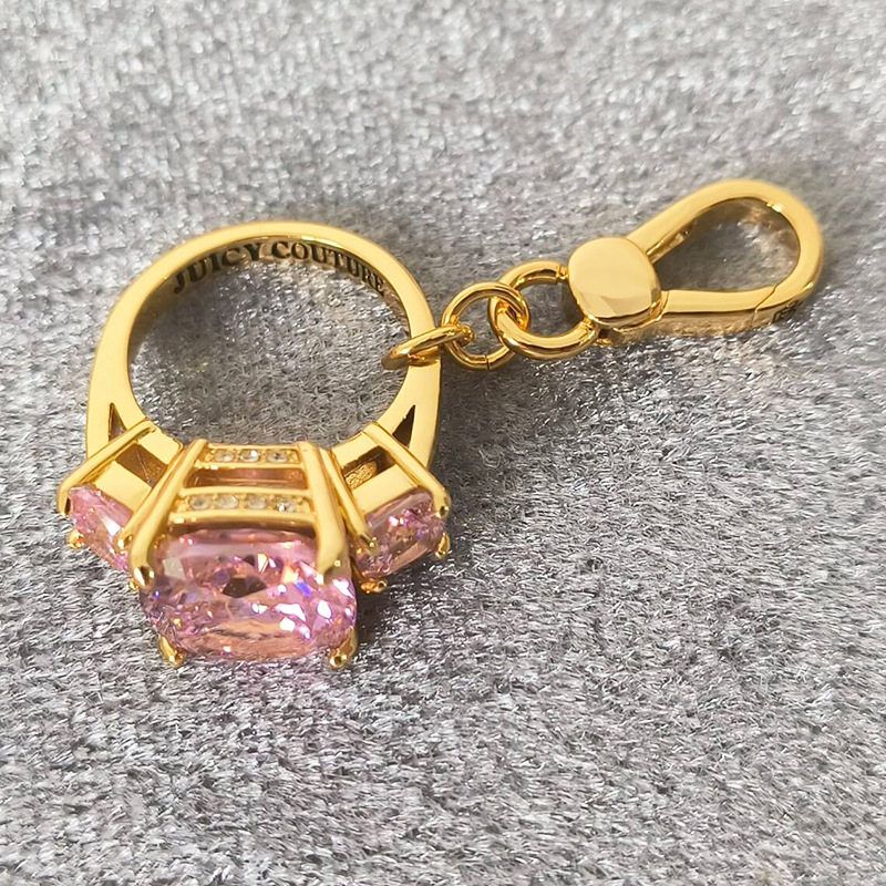 新款轻奢高级感镶钻戒指吊坠小众一款两用包挂钥匙扣项坠男女项链