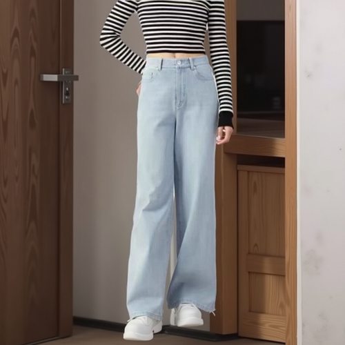 阔腿裤长裤常规棉2025