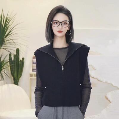 哥家专柜同款套头休闲短款马甲