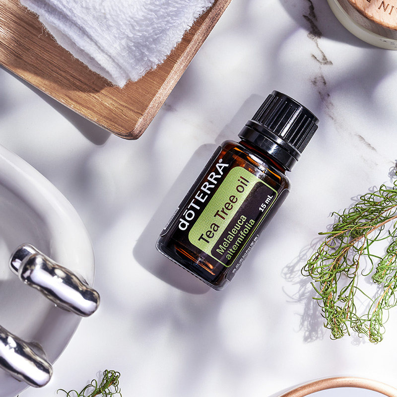 多特瑞茶树精油官网正品祛痘清洁肌肤去屑止痒按摩单方精油15ml