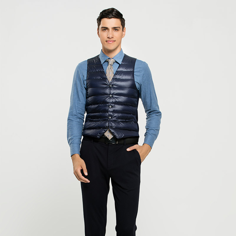 卡利斯特男士羽绒马甲正装