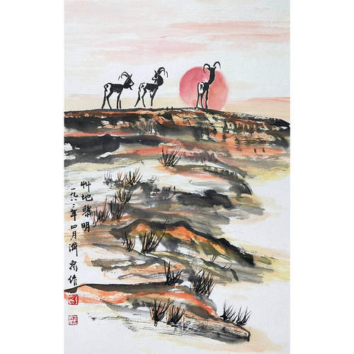 高精11临摹方济众长安画