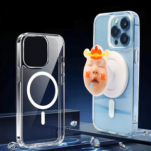 滴胶亚克力头像磁吸手机壳气囊支架定做制伸缩折叠指环扣背贴diy