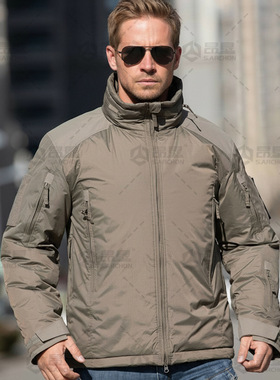 棉服男昂垦Hig4.0户外秋冬战术保暖立领加厚外套耐磨防风御寒棉衣