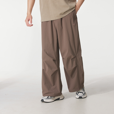 阿迪达斯男裤春季新款宽松运动工装裤直筒休闲运动长裤KD4296