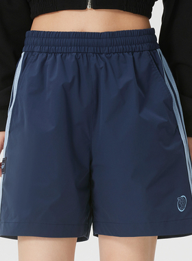 MLB复古学院风女款休闲短裤2026夏季新款宽松透气运动裤3FSMV0263