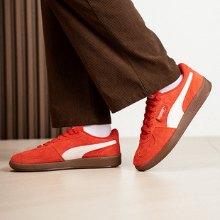 彪马新年马年款男女同款官方正品Palermo SD红色板鞋休闲鞋408532