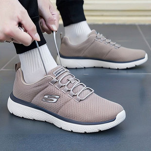 斯凯奇男鞋冬季新款运动鞋ROSEATE3.0一脚穿健步鞋轻便透气休闲鞋