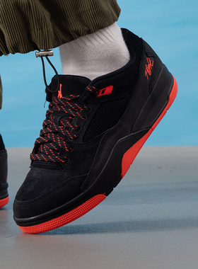 耐克男鞋官方正品Jordan FLIGHT COURT运动鞋2026新款缓震篮球鞋