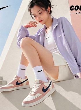 幸运叶子|耐克女鞋2026夏季新款court板鞋复古休闲鞋运动鞋DH3158