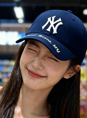 MLB鸭舌帽男女帽子2025冬季新款运动帽情侣遮阳帽棒球帽3ACPKP02N